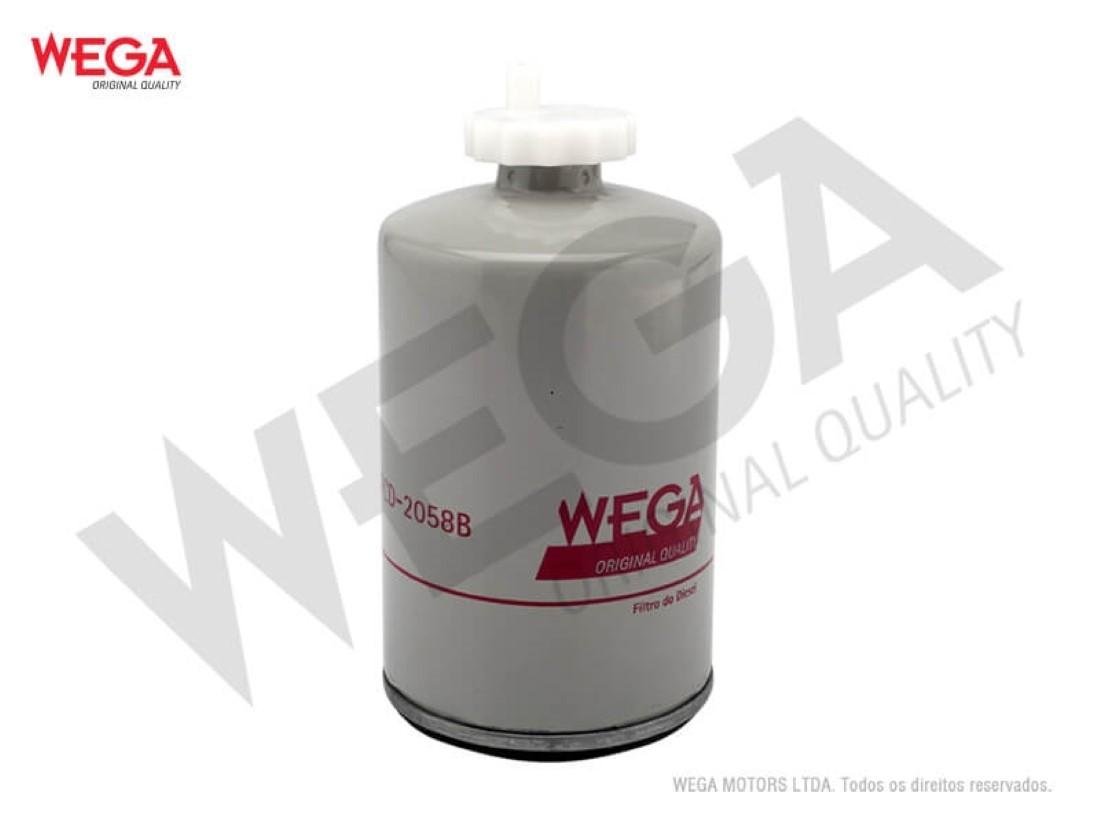 Filtro De Combustivel Ducato 94/ F250 F4000 Wega Fcd2058B