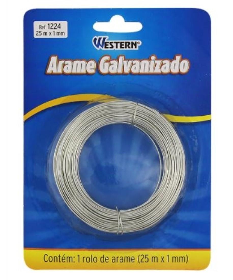 Arame Multiuso 25M X 1Mm Galvanizado Western 1224