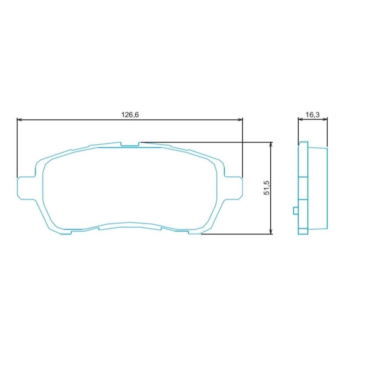 Pastilha Freio Diant New Fiesta Suzuki Swift Jurid Hq2283