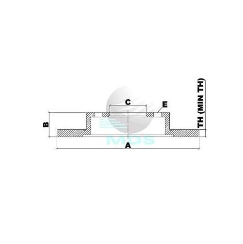 Disco De Freio Jumper Ducato Boxer Mds D680