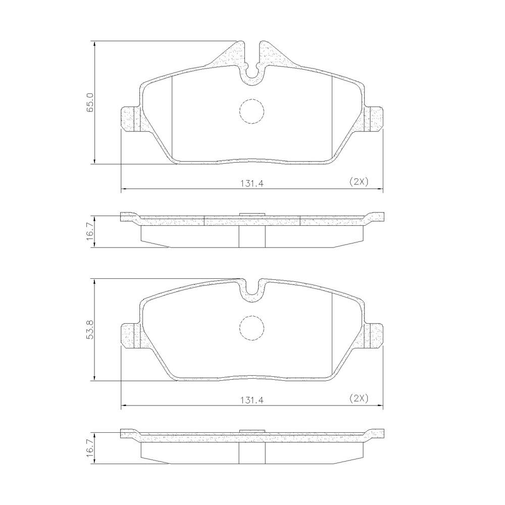 Pastilha De Freio Bmw 116 118 120 Pd1302 Fras-Le