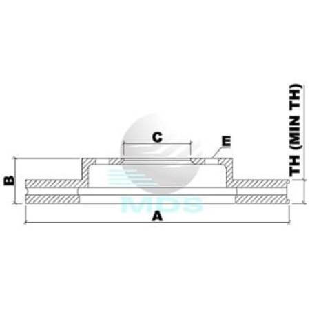 Disco De Freio Jumper Ducato Boxer Mds D680A