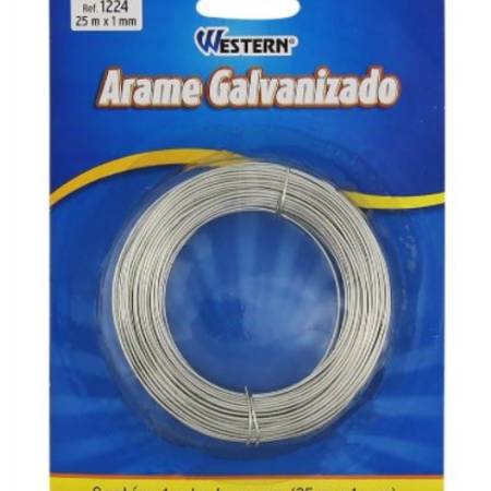 Arame Multiuso 25M X 1Mm Galvanizado Western 1224