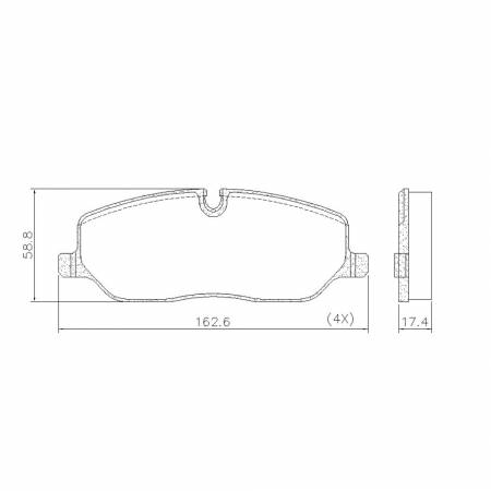 Pastilha De Freio Dianteira Bmw Z3 1998/ Range Rover 2005/ Discovery Fras-Le