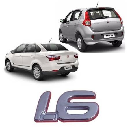 Emblema 1.6 Fiat Grand Siena Palio 2012/ Fiat 100201495