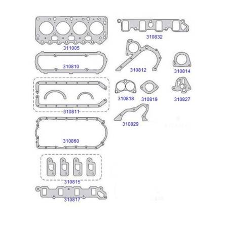 Junta Do Motor Fiesta Ka 1.0 Endura Taranto 311000