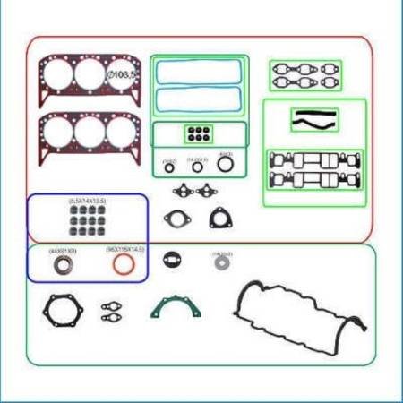 Junta Do Motor S10 Blazer V6 Bastos 1210165Pkr