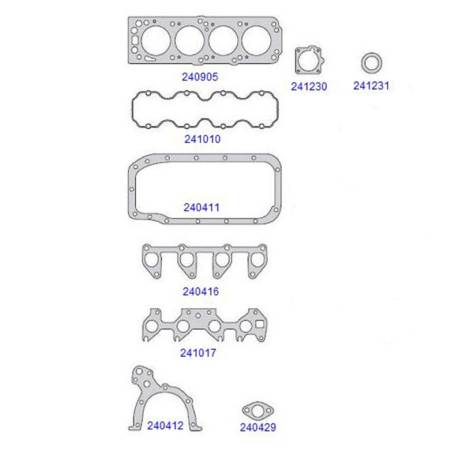 Junta Do Motor Corsa Celta 1.0 8V 1999/ Taranto 241200