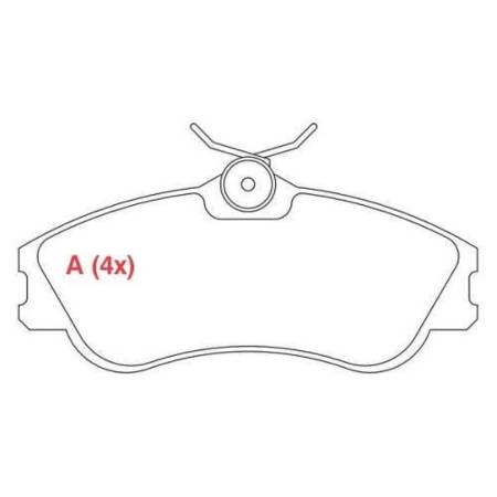 Pastilha Freio Citroen Berlingo Xsara Picasso Peugeot 207 306 Willtec Pw411