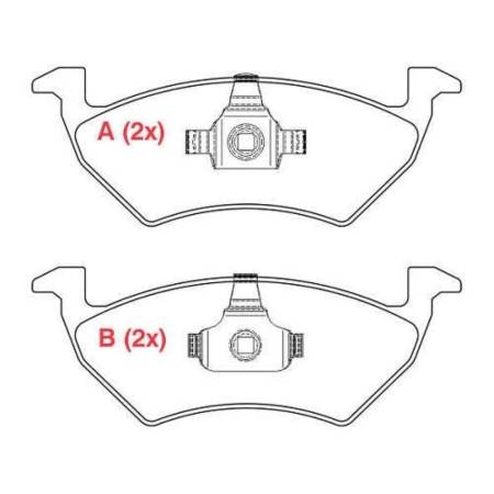 Pastilha Freio Vw Gol Parati Saveiro Voyage Willtec Pw961