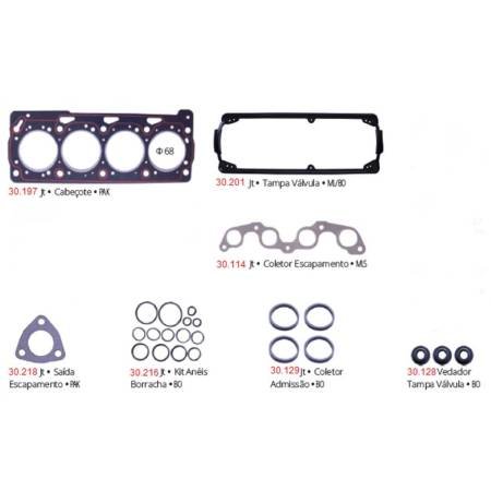 Jogo Juntas Do Cabecote Gol 1000 Golflex 1.0 8V At 1995 Em Diante Pathway 301015