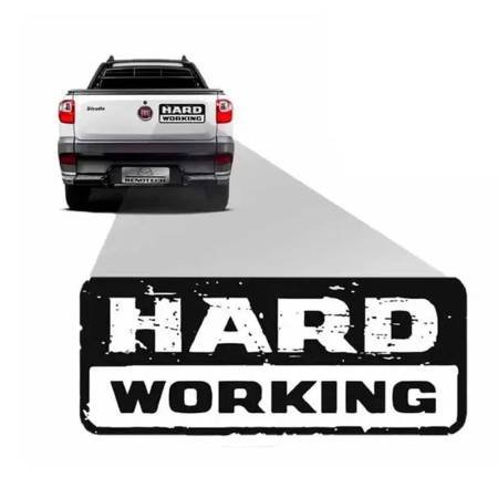 Emblema Adesivo Fiat Hard Working Strada 18/ Fiat 100249389