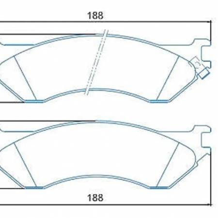 Pastilha De Freio Traseira Dodge Ram 1500 1999/ Jurid Hq2190A