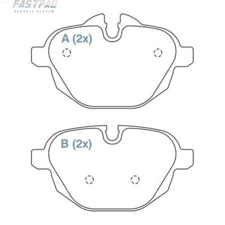 Past Fr Bmw Serie 5.10 T Fp184 Cerax3/Se 5/Z4 10/ Tr Ceramica