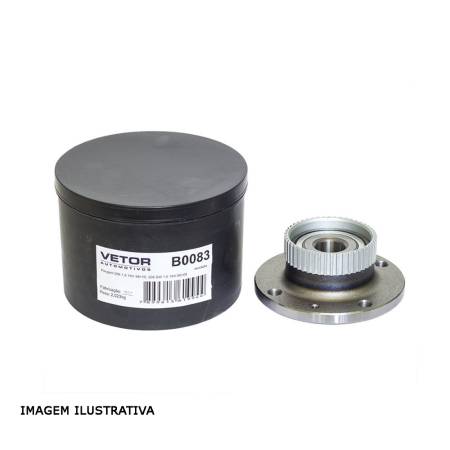 Cubo Roda Traseiro Peugeot 206 98/22 Vetor B0083