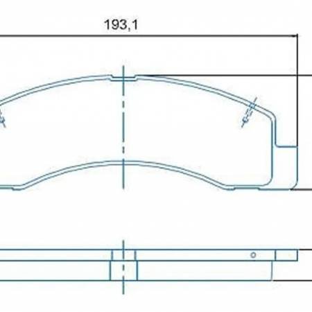 Pastilha De Freio Diant F250 F350 F4000 1998/ Jurid Hq2103