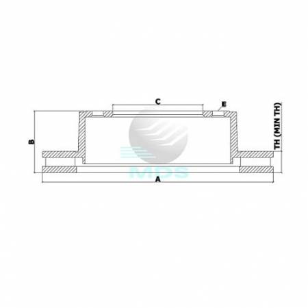 Disco De Freio Captiva Antara Equinox Mds D49E