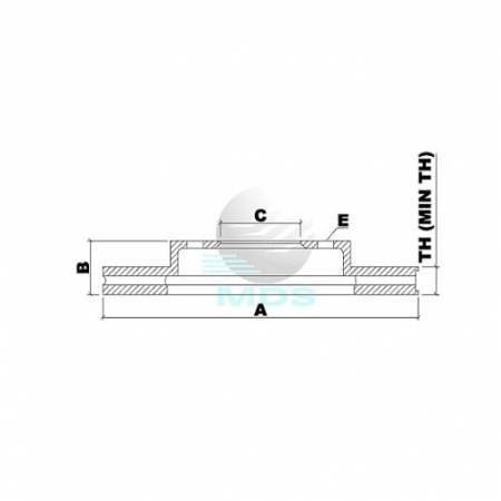 Disco De Freio A10 A20 C10 C20 D10 D20 Bonanza Silverado Veraneio Mds D18