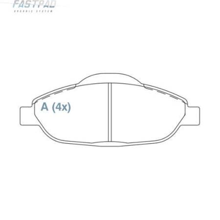 Pastilha Freio Diant Ceramica C4 Lounge 2013/ Willtec Fp918