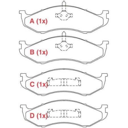 Pastilha Freio Cherokee Wrangler Kia Carnival Troller T4 Willtec Pw418