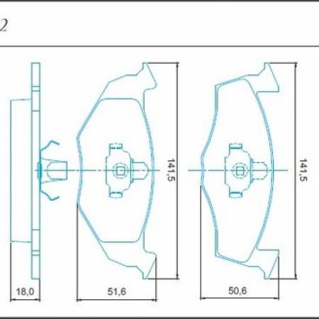 Pastilha De Freio Traseira Audi A3 96/ Golf Mexicano 95/ Jurid Hq2102