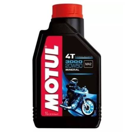 Oleo Motor 4 Tempos 20W50 3000 Hc-Tech Mineral 1 Litro Motul Mt368