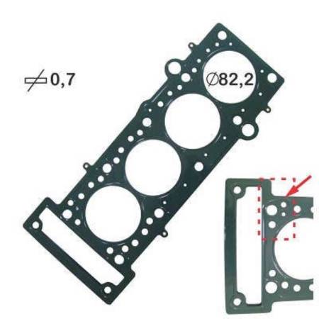 Junta Cabecote Palio Strada Toro Punto Etorq Evo 1.8 2014/ Bastos 141590Ml