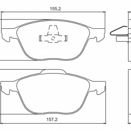 Pastilha De Freio Diant Focus 03/ Ecosport 05/ Jurid Hq2235