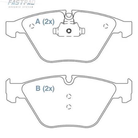 Pastilha Freio Diant Ceramica Bmw Serie 3 X1 Willtec Fp977