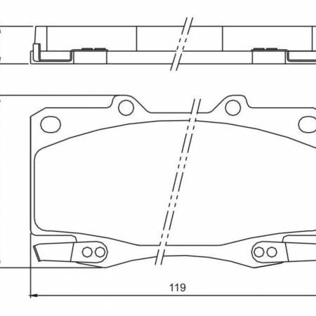 Pastilha De Freio Diant Toyota Hillux 2005/ Jurid Hq2204A