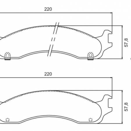 Pastilha De Freio Traseira Dodge Ram 5.9 05/ Jurid Hq2197A