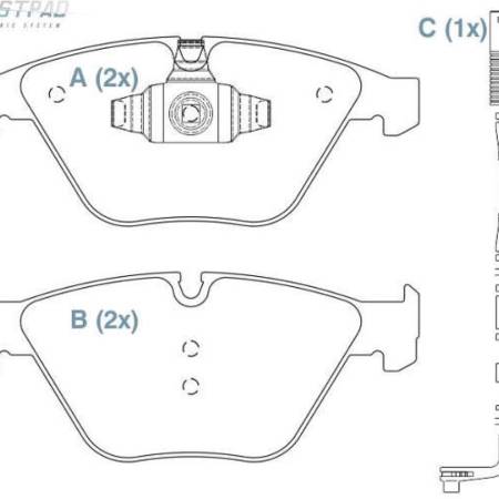 Pastilha Freio Diant Ceramica Bmw X1 2010/2015 Willtec Fp218