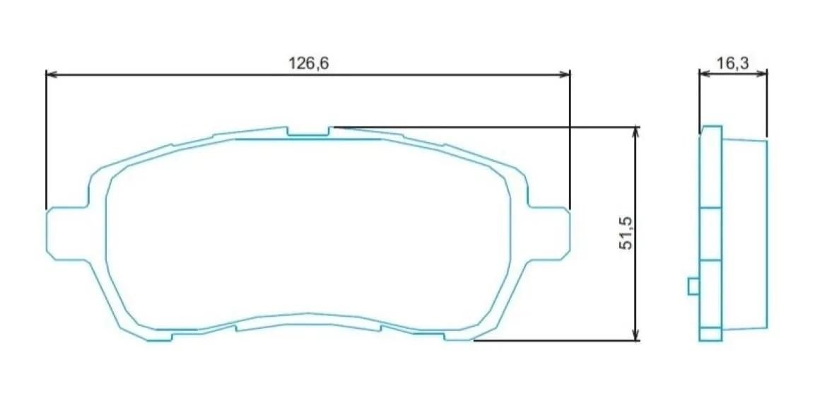 Pastilha Freio Diant New Fiesta Suzuki Swift Jurid Hq2283