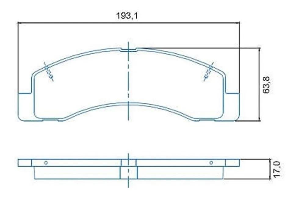 Pastilha De Freio Diant F250 F350 F4000 1998/ Jurid Hq2103