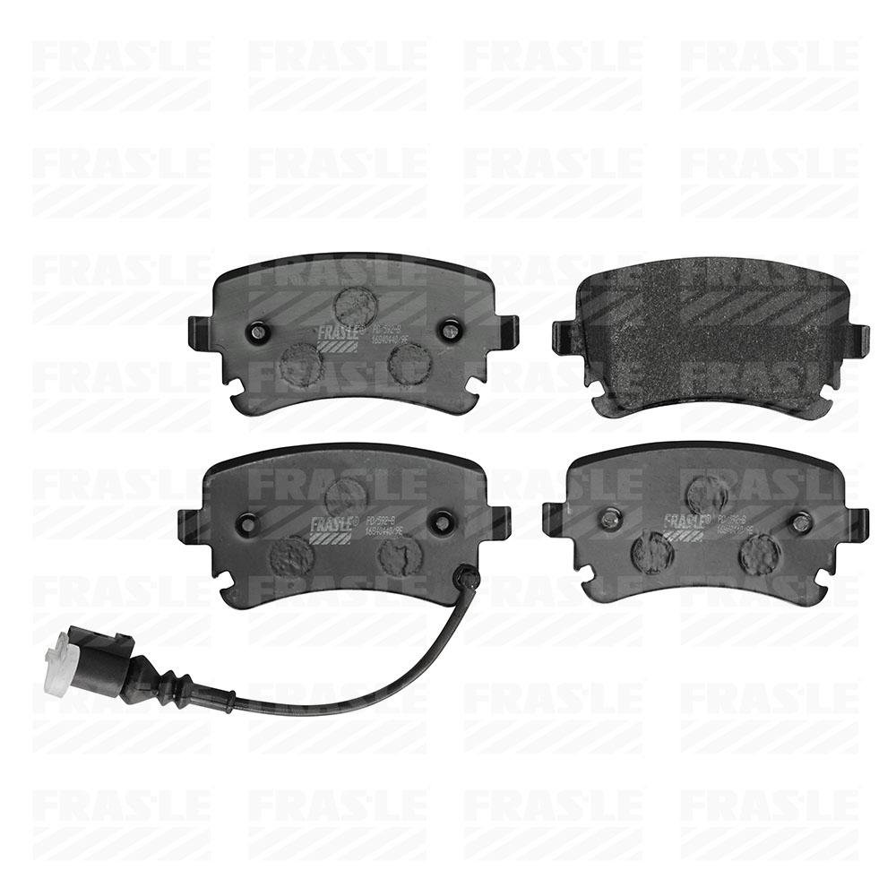 Pastilha De Freio Traseira Audi A4 A6 A8 Rs 2003/ Frasle Pd592B<Br>