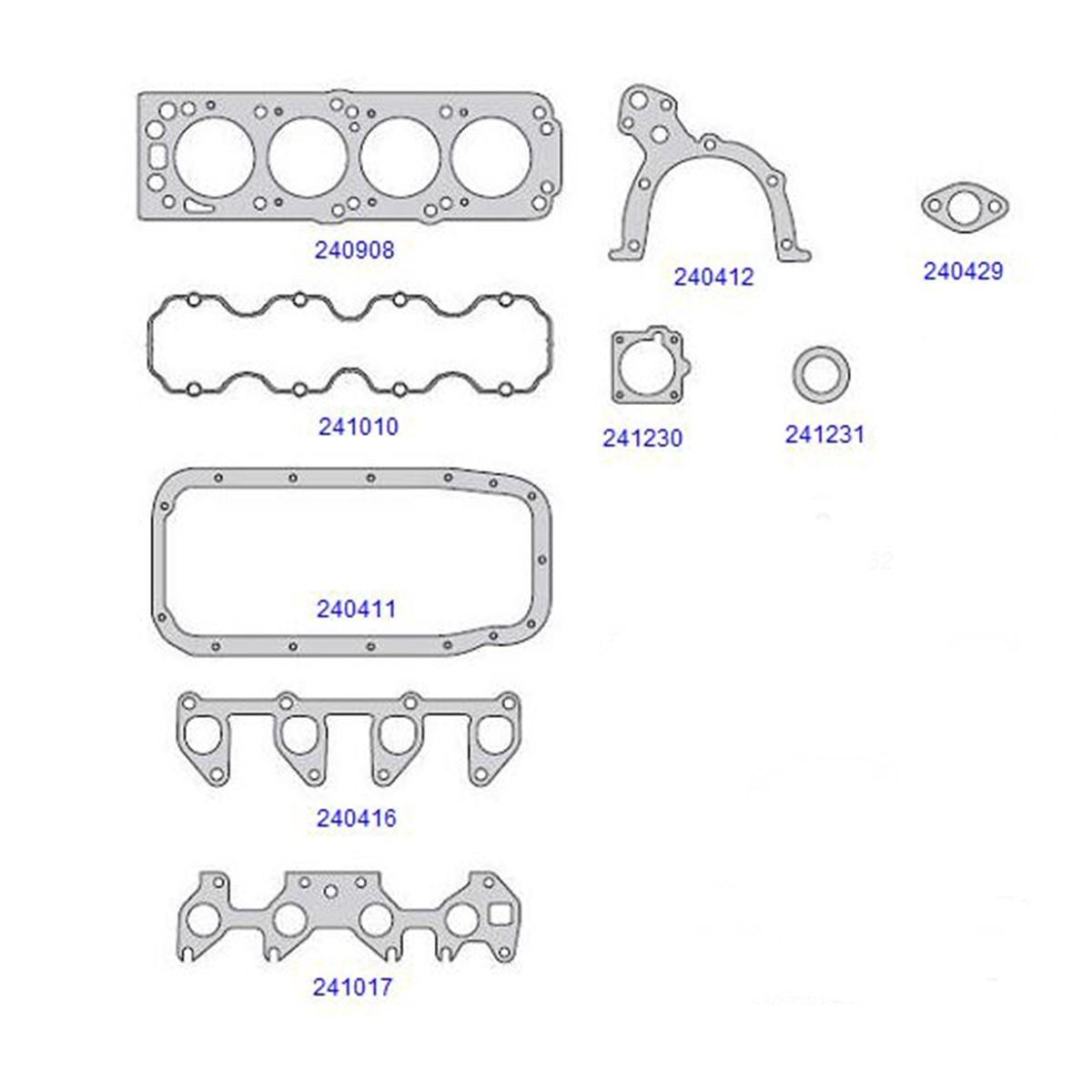 Junta Do Motor Celta Classic Corsa Prisma Vhc 1.0 8V 2003/ Taranto 243300