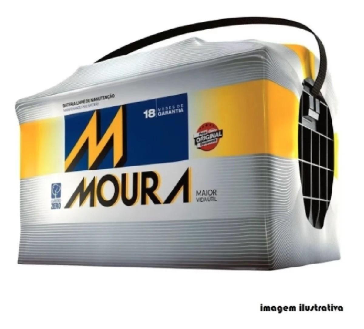 Bateria Moura 50A Caixa Alta M50Ed