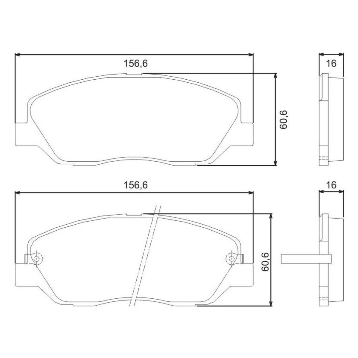 Pastilha Freio Santa Fe Genesis Sorento Jurid Hq2269A