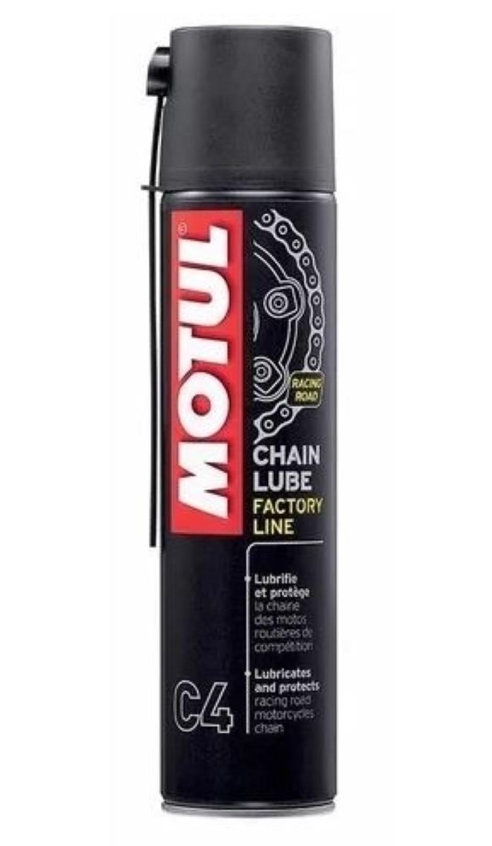 Spray Lubrificante Para Corrente Chain Lube Factory 400Ml Motul Mt078