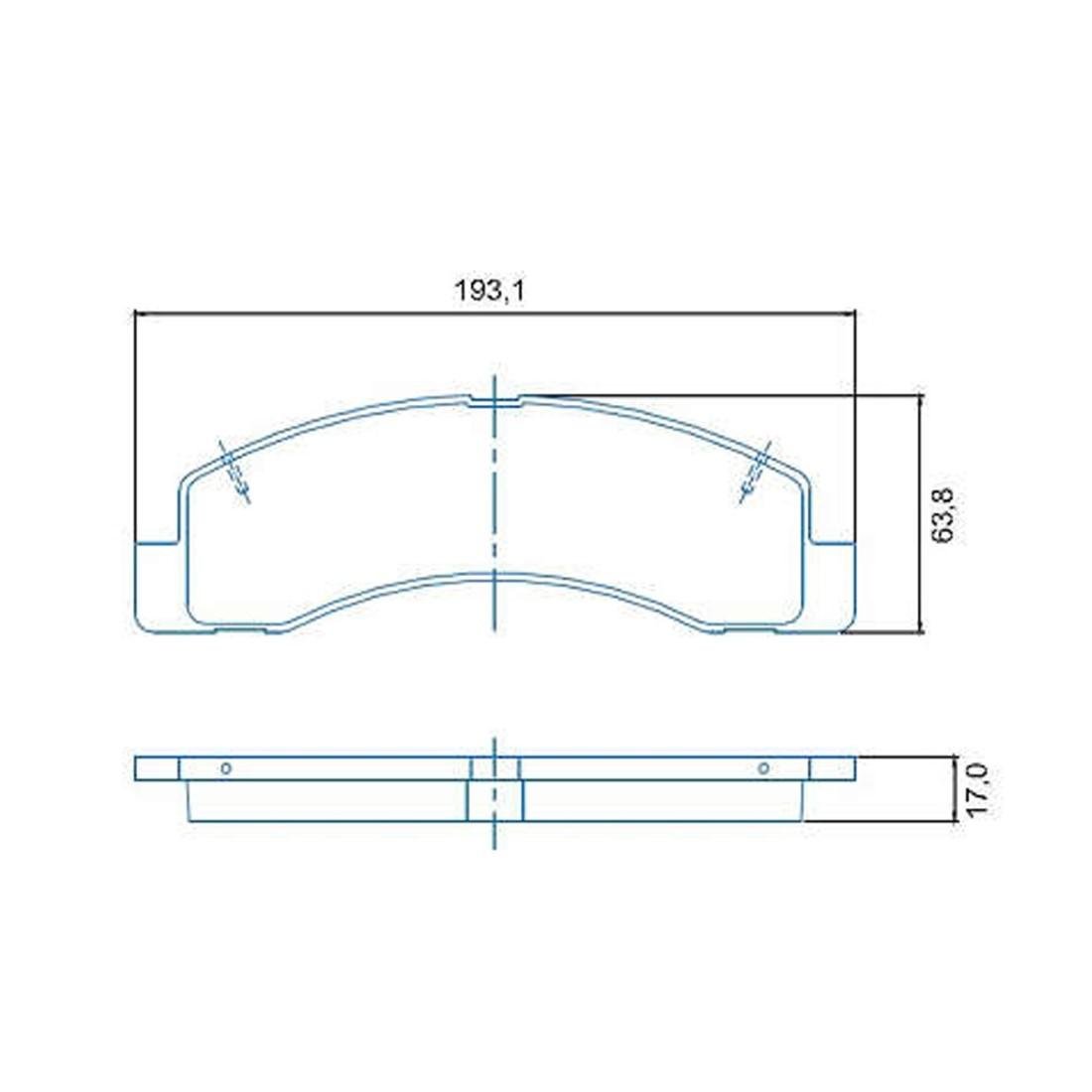 Pastilha De Freio Diant F250 F350 F4000 1998/ Jurid Hq2103