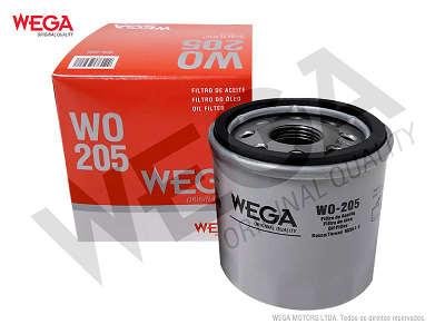 Filtro Oleo Clio Mazda Logan 05 1.0 16V Flex Wega Wo205