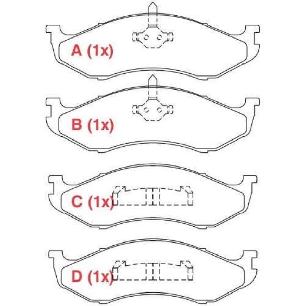 Pastilha Freio Cherokee Wrangler Kia Carnival Troller T4 Willtec Pw418