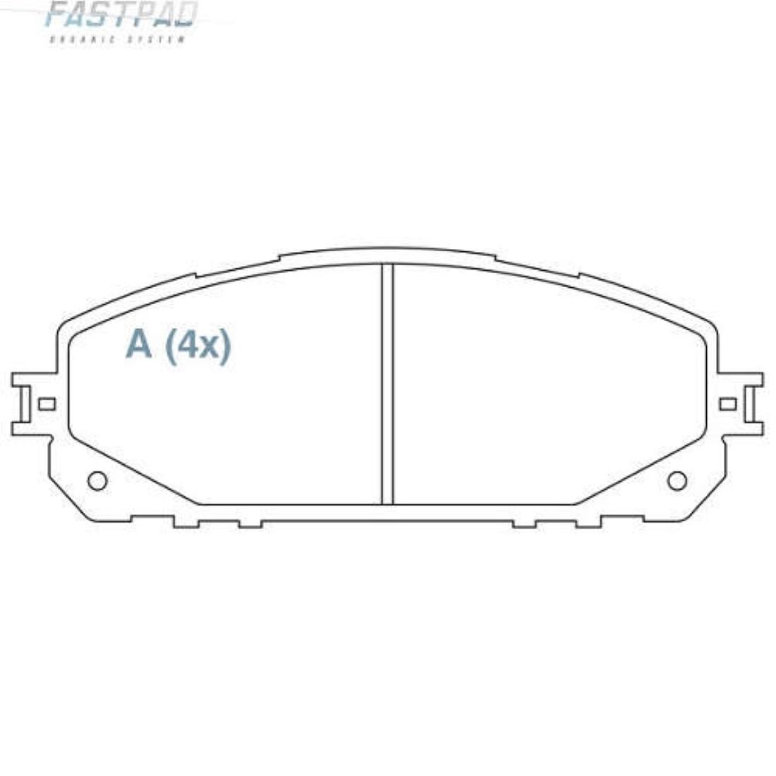 Pastilha Freio Ceramica Dodge Cherokee 2013/ Willtec Fp970