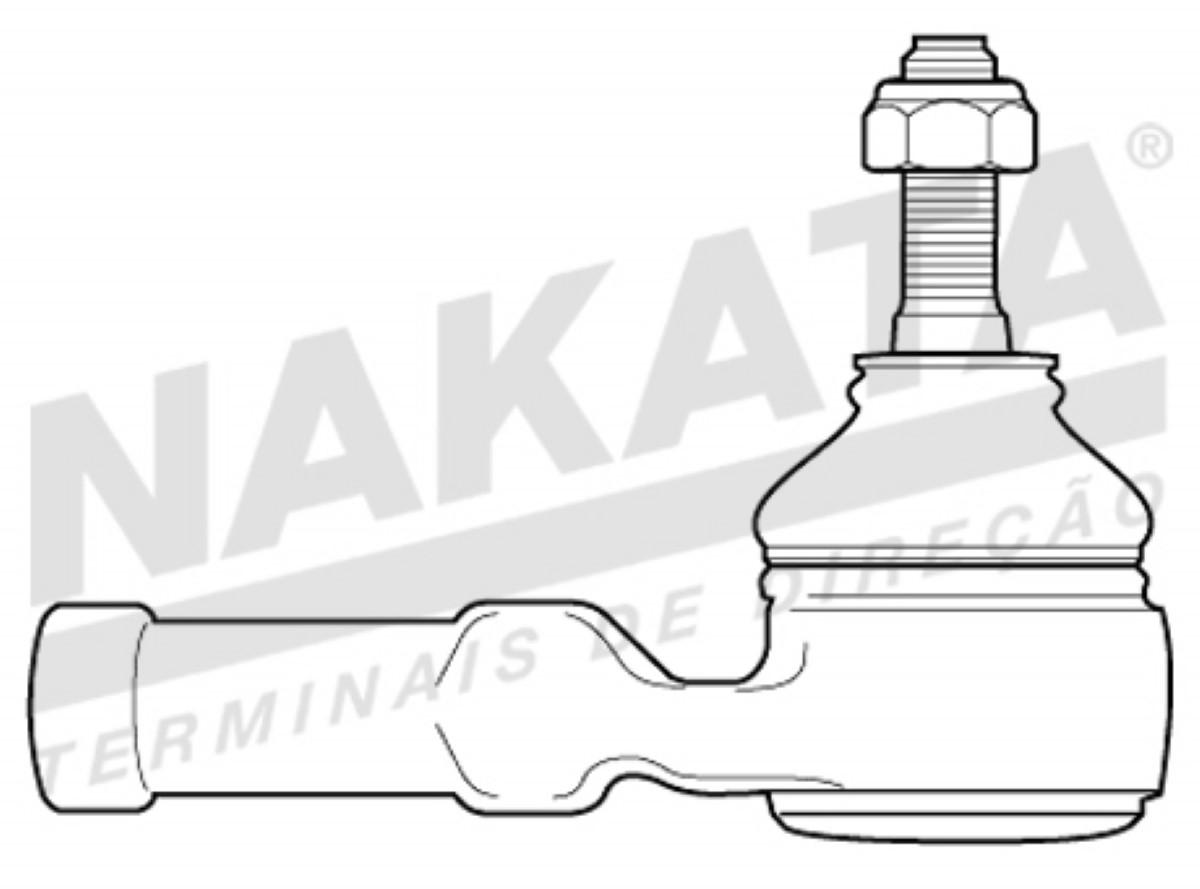 Terminal De Direcao Fiesta Ecosport 2003/ Nakata N92017