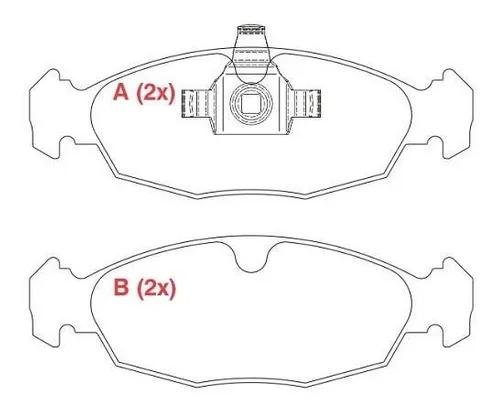 Pastilha De Freio Dianteira Ceramica Corsa Celta Agile Prisma2010/ Fp884 Willtec