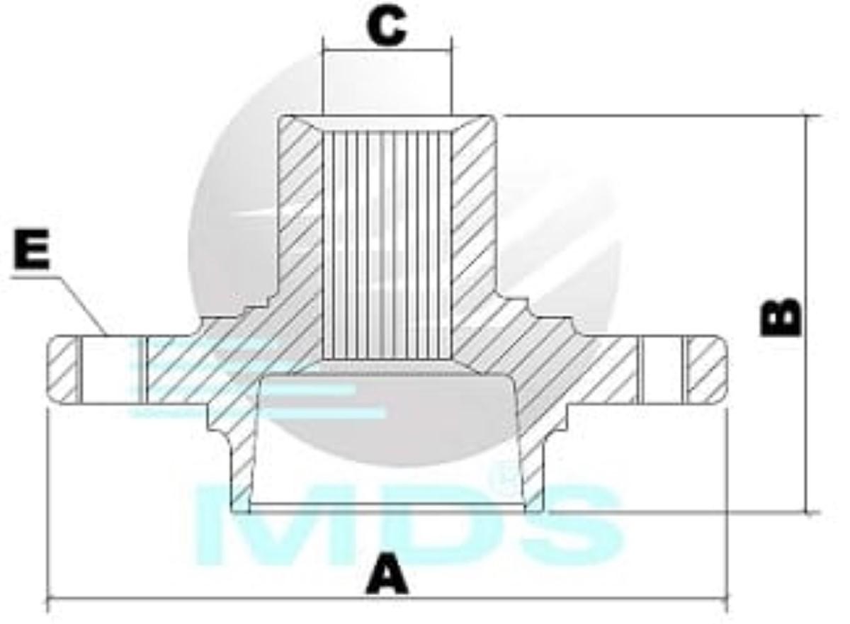 Cubo De Roda Dianteiro Jumper Ducato Mds 1994/2000 Cd680